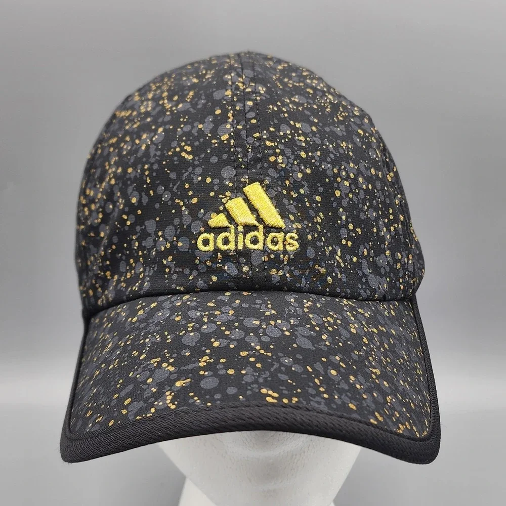 Adidas Adizero Extra Cap Hat Gold Speckle Pattern Youth Adjustable